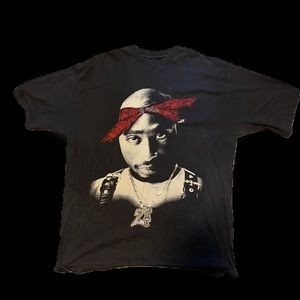 Vintage 2 PAC shirt with rhinestones